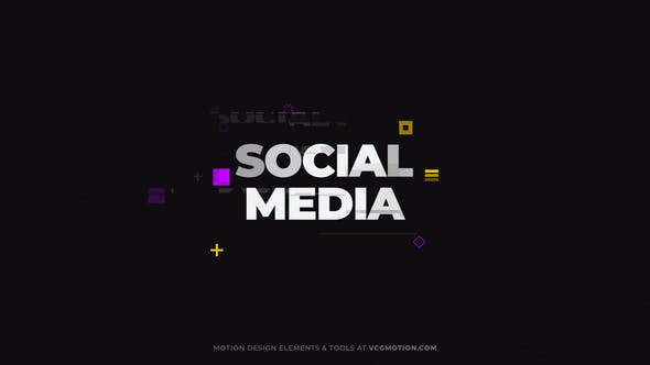 Videohive Social Media - Glitch 36324387
