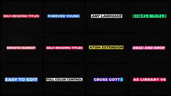 Videohive Box Titles 36319411