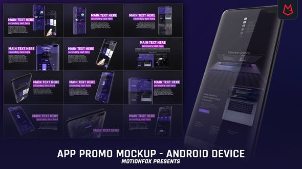 Videohive App Promo Mockup - Android Device 23519077