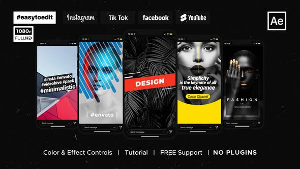 Videohive Instagram Stories | Clean and Minimal 01 35995461