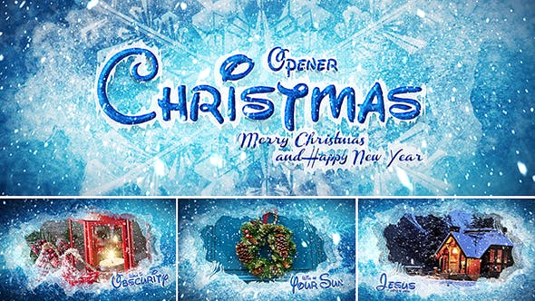 Videohive Christmas Opener 9631869