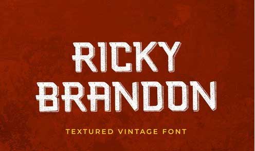 Ricky Brandon Serif Display Font