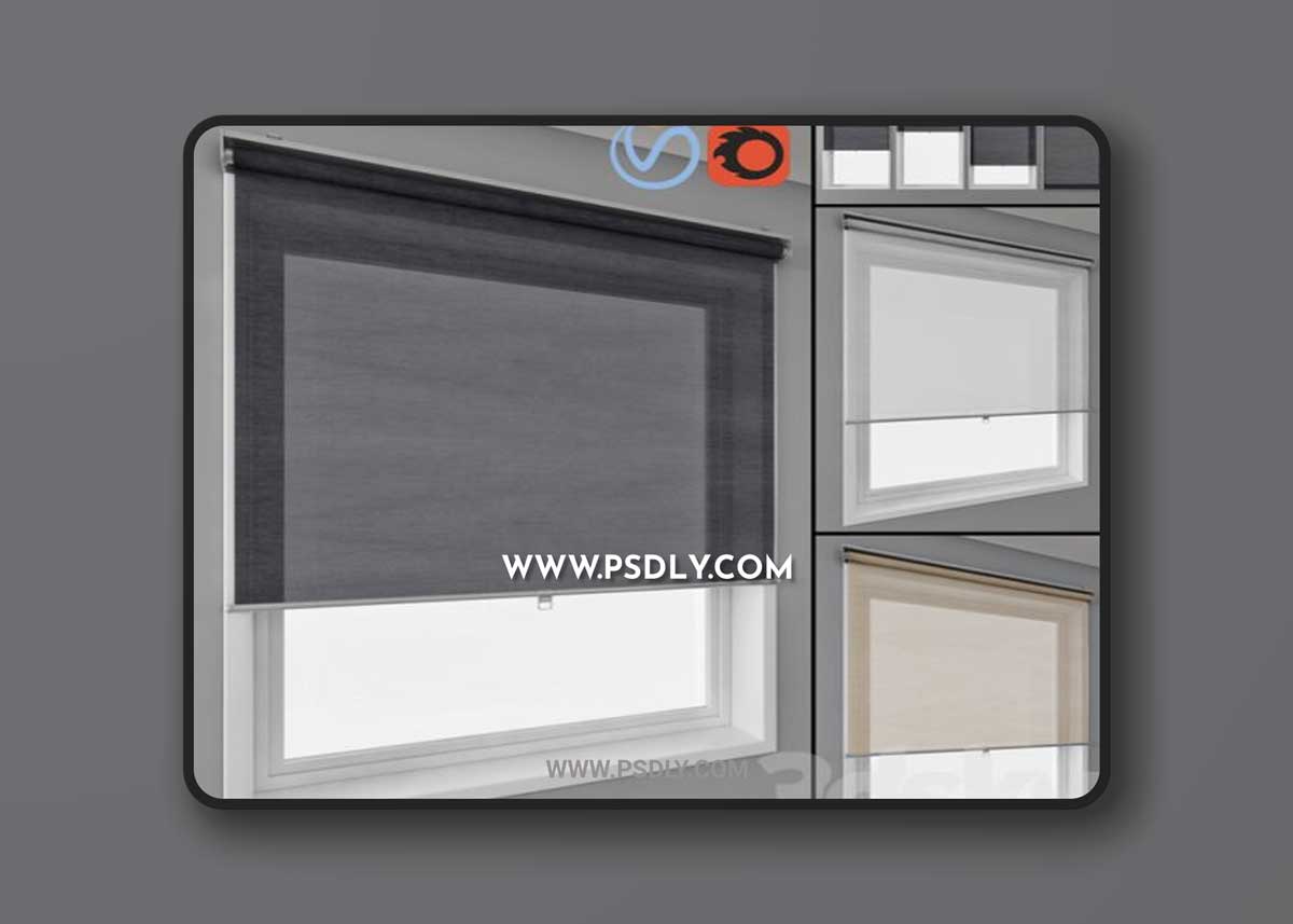 Roller blinds IKEA and window