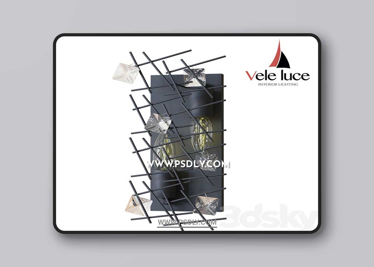 Sconce Vele Luce Assoluto VL1532W02 3D Model
