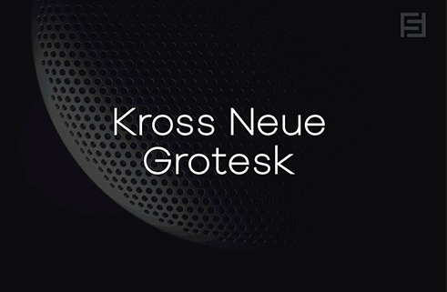 Kross Neue Grotesk - Modern Typeface