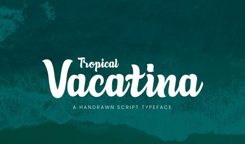 Tropical Vacatina - Bold Script Font