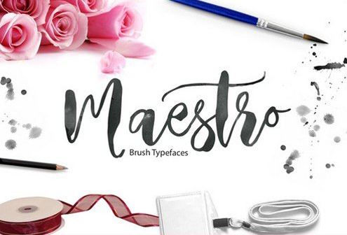 Maestro Script Font