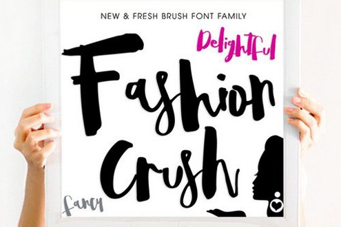 Fashion Crush Script Fonts
