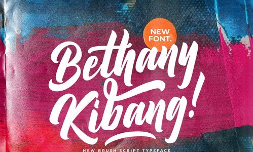 Bethany Kibang - Bold Script Font