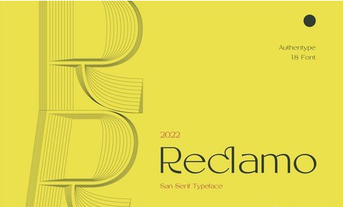 Reclamo - 18 San Serif Font