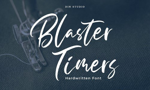 Blaster Timers Font