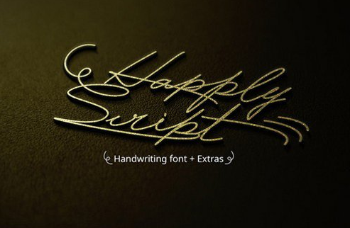 Happlyscript Typeface