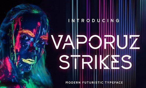 Vaporuz Strikes Font