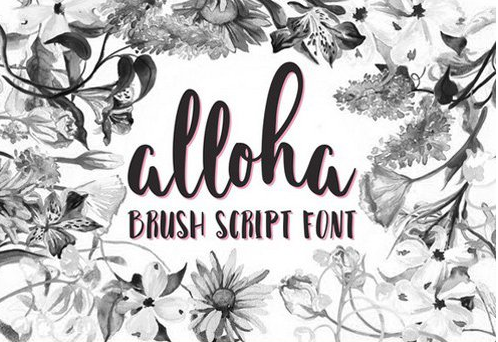 Alloha Display Font