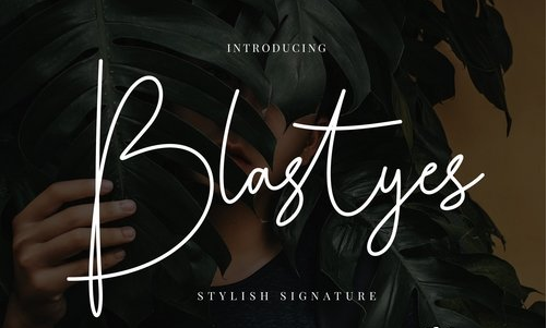 Blastyes Signature Font
