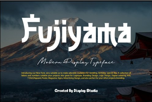 Fujiyama Font