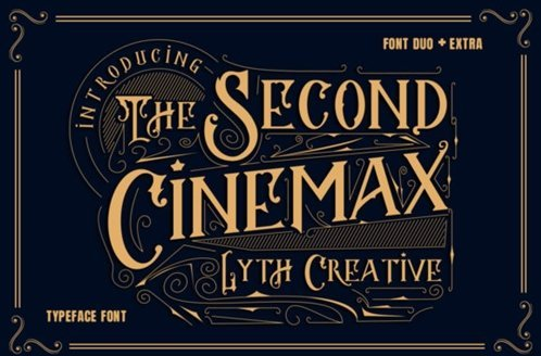 The Second Cinemax Font