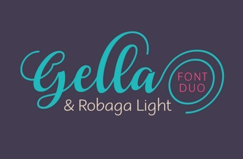Gella & Robaga Duo Font