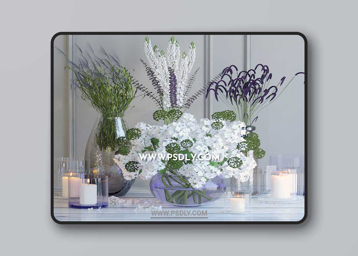 Spring flowers 3 3D Model