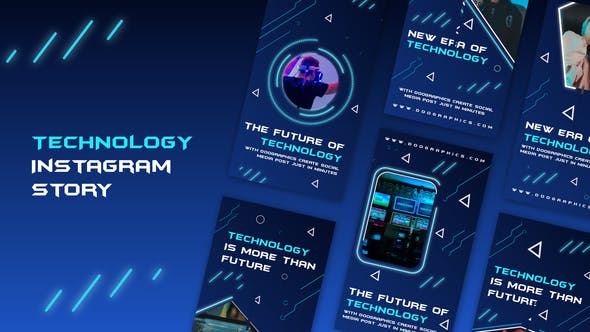 Videohive Technology Instagram Stories 36266126