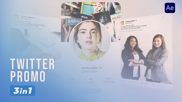 Videohive Twitter Promo | 3 in 1 35465580