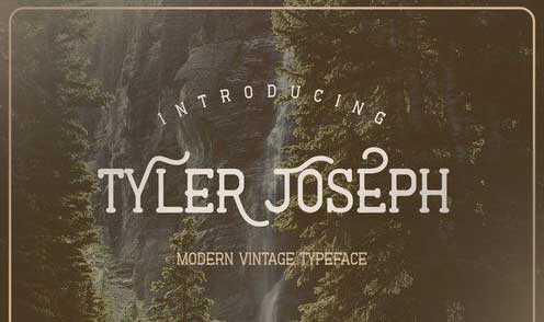 Tyler Joseph - Modern Vintage Font