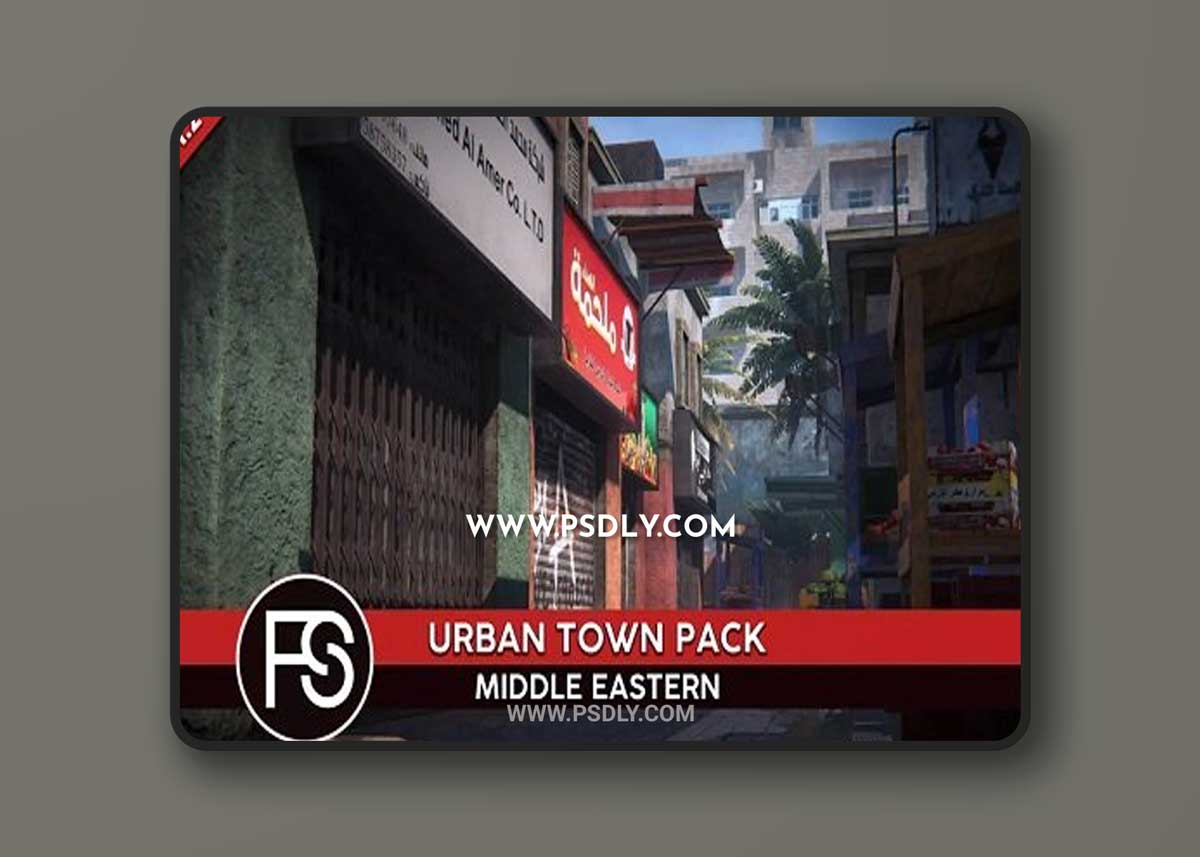 Unity Asset - Urban Town Pack - Middle Eastern 3D Model