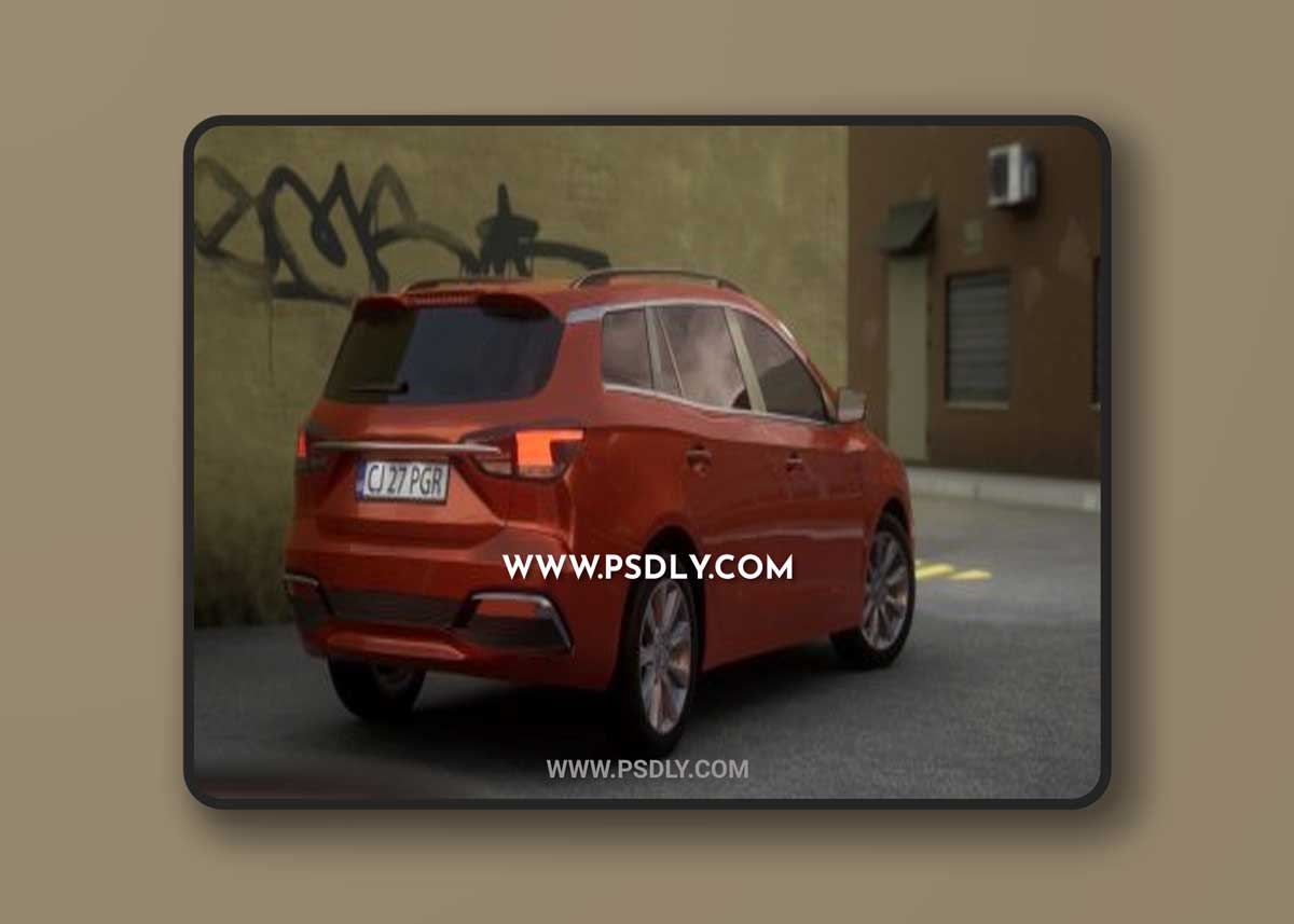 Unreal Engine - Station Wagon Car 3D Model