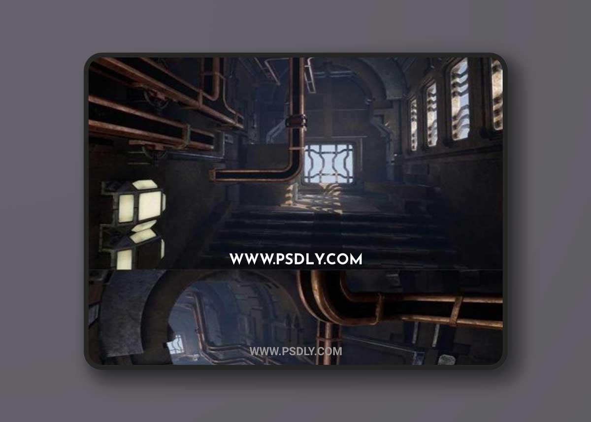 Unreal Engine – Modular Ruins D 3D Model