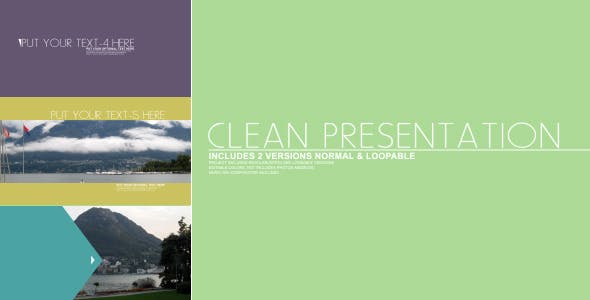 Videohive Simple And Clean Presentation 407339