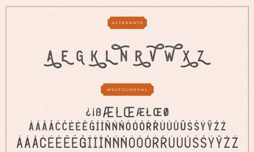 Enternal Vintage Stamp Typeface