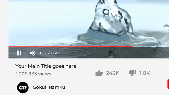 Videohive YouTube Players, Pages & Comments 23339652