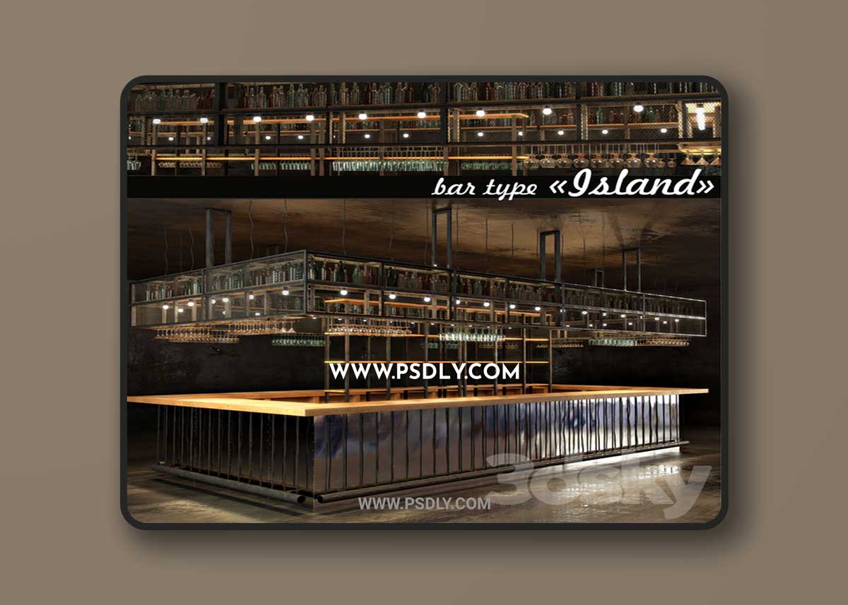 Bar "The Island" - Bar type "Island"