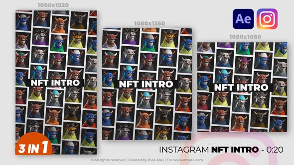 Videohive Instagram NFT Intro 36203352