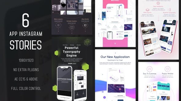 Videohive App / Website Instagram Stories 36200813