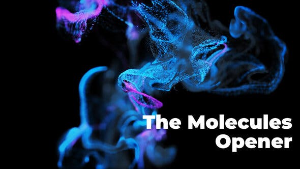 Videohive Molecules Opener 36137080