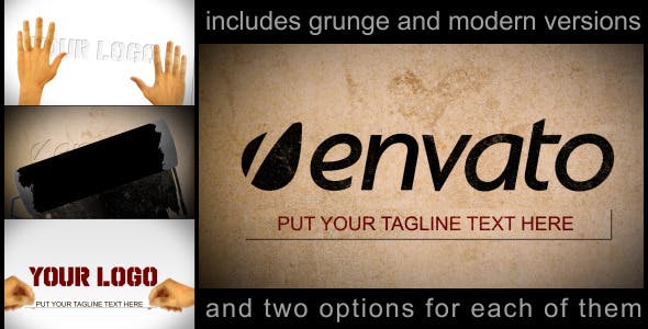 Videohive stencil logo or text reveal 249677