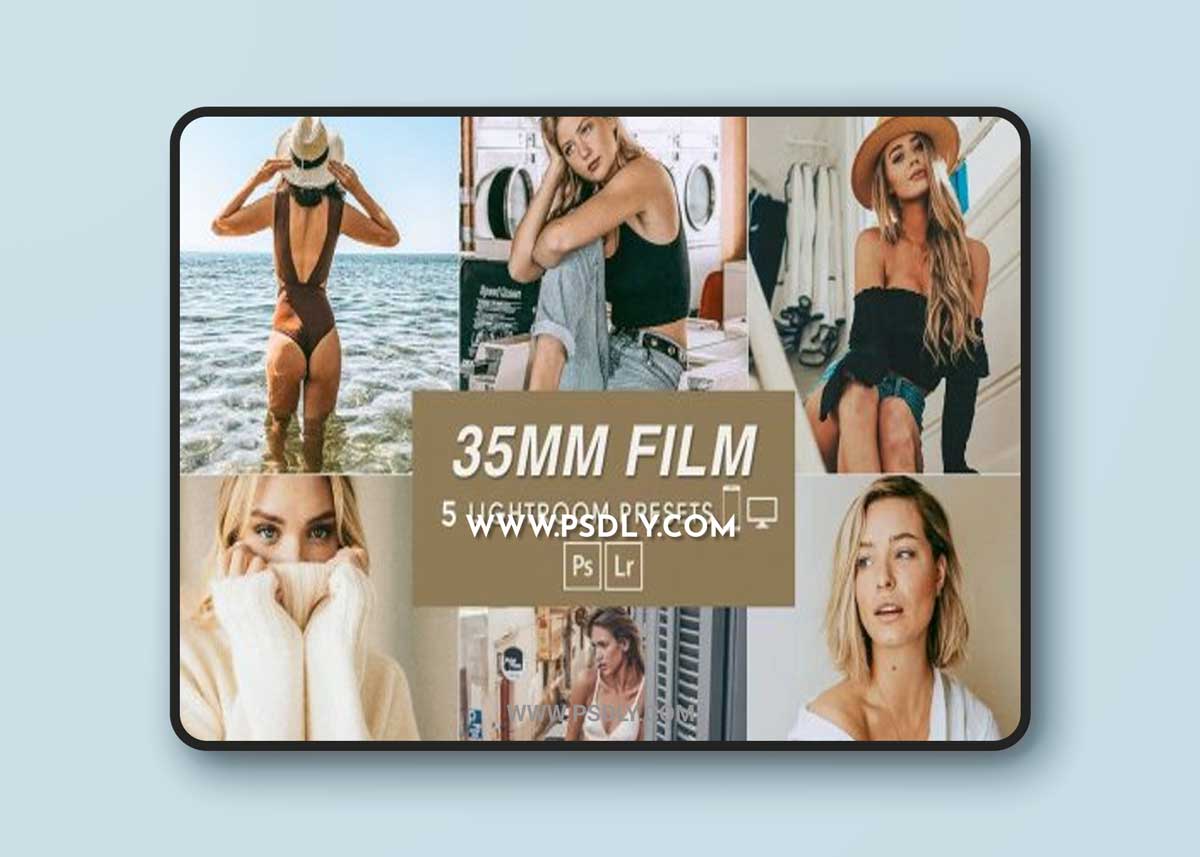 35mm Film Presets, Desktop & Mobile Presets