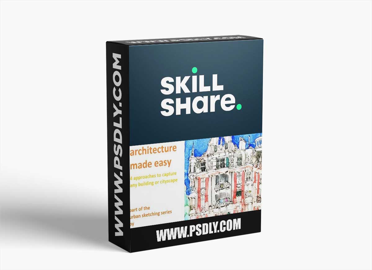 Architecture made easy. Urban Sketching - 4 Approaches to Sketch Buildings and Cityscapes Easily