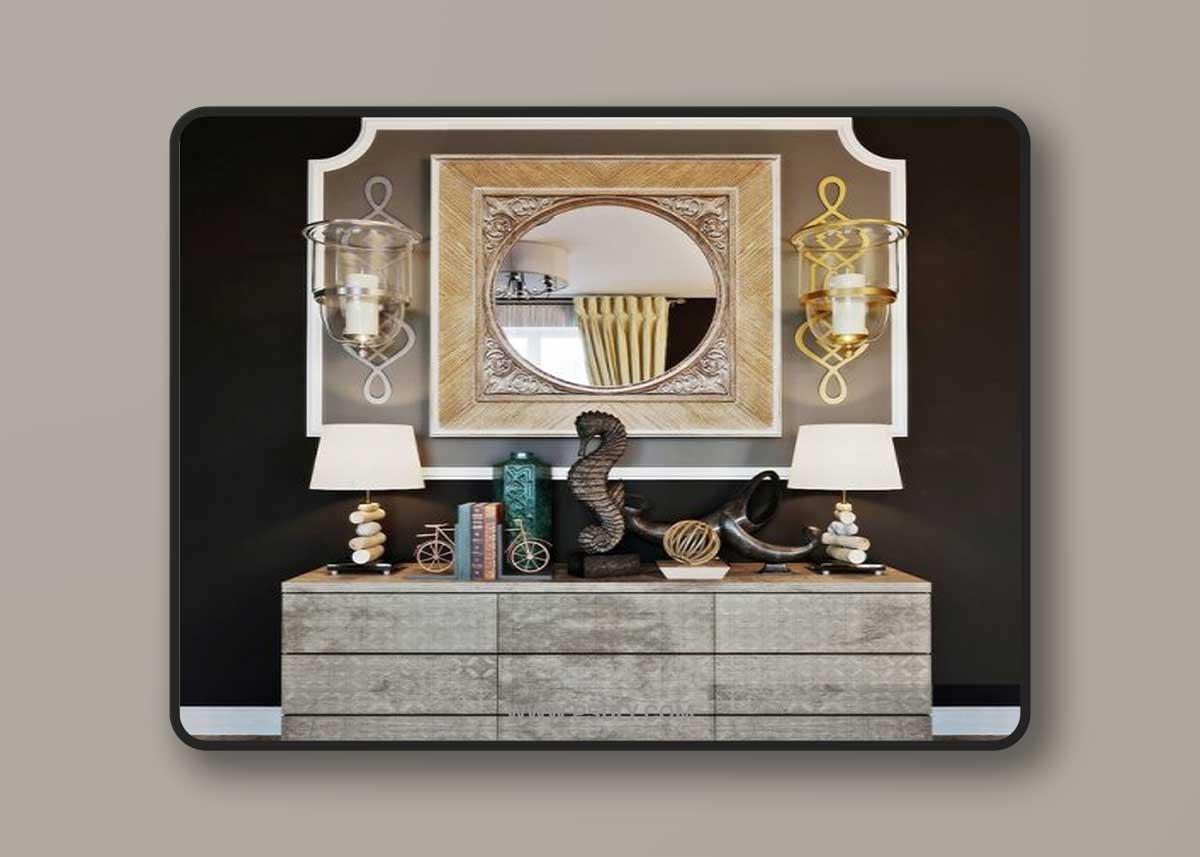 Archpole X chest of drawers with decor 3D Model