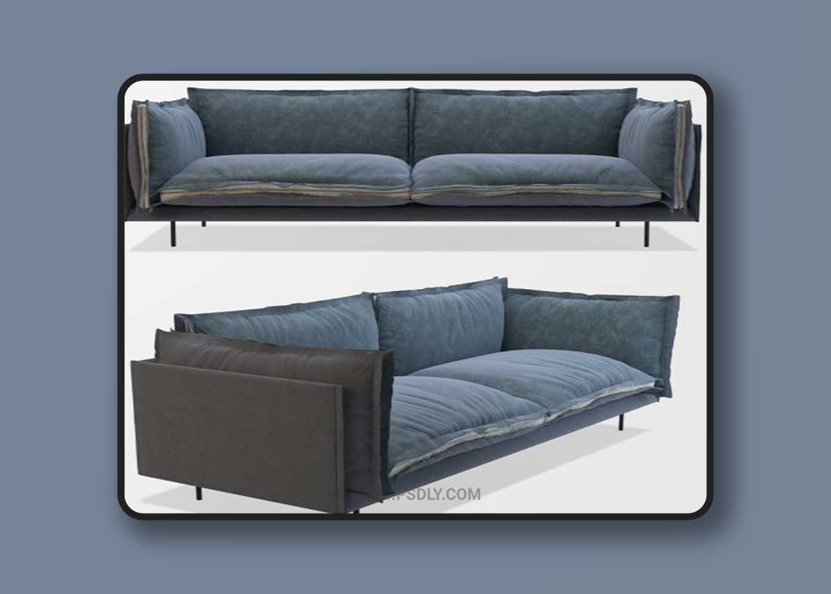 Arketipo Auto Reverse Sofa 3D Model