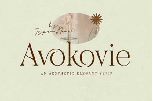 Avokovie Font