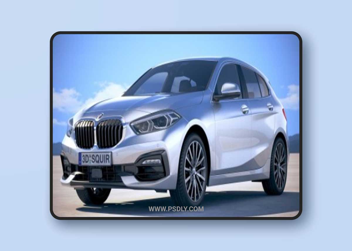 BMW 1-series F40 2020 3D Model