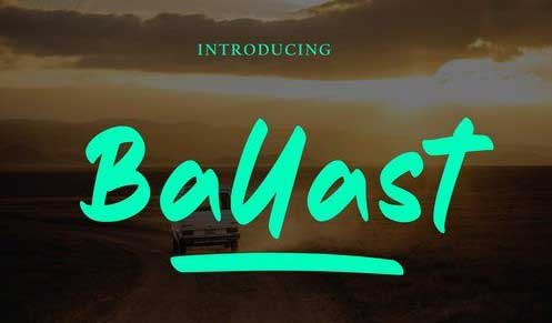 Ballast Font