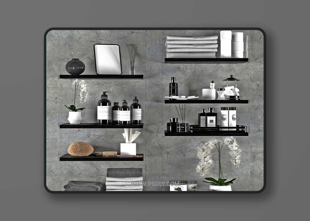 Bathroom set 42 3D Model