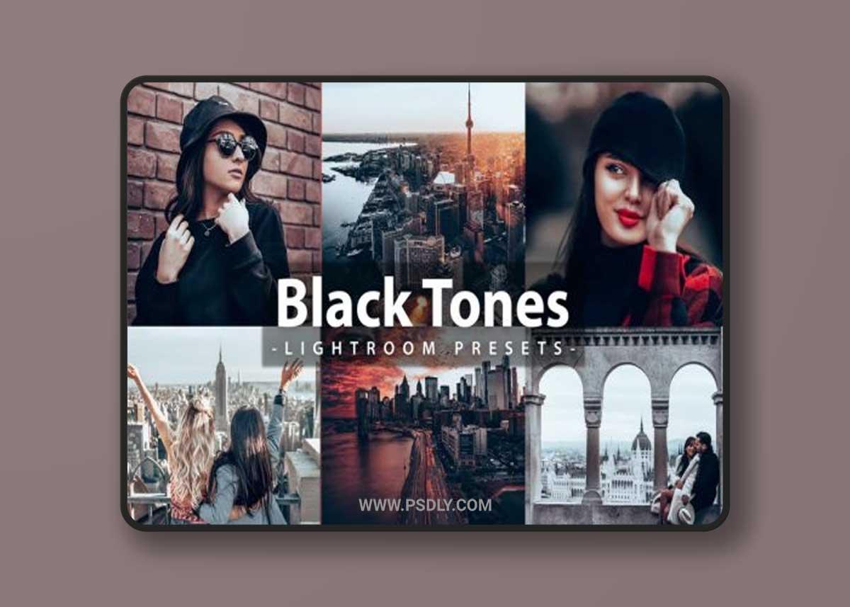 Black Tones Lightroom Preset
