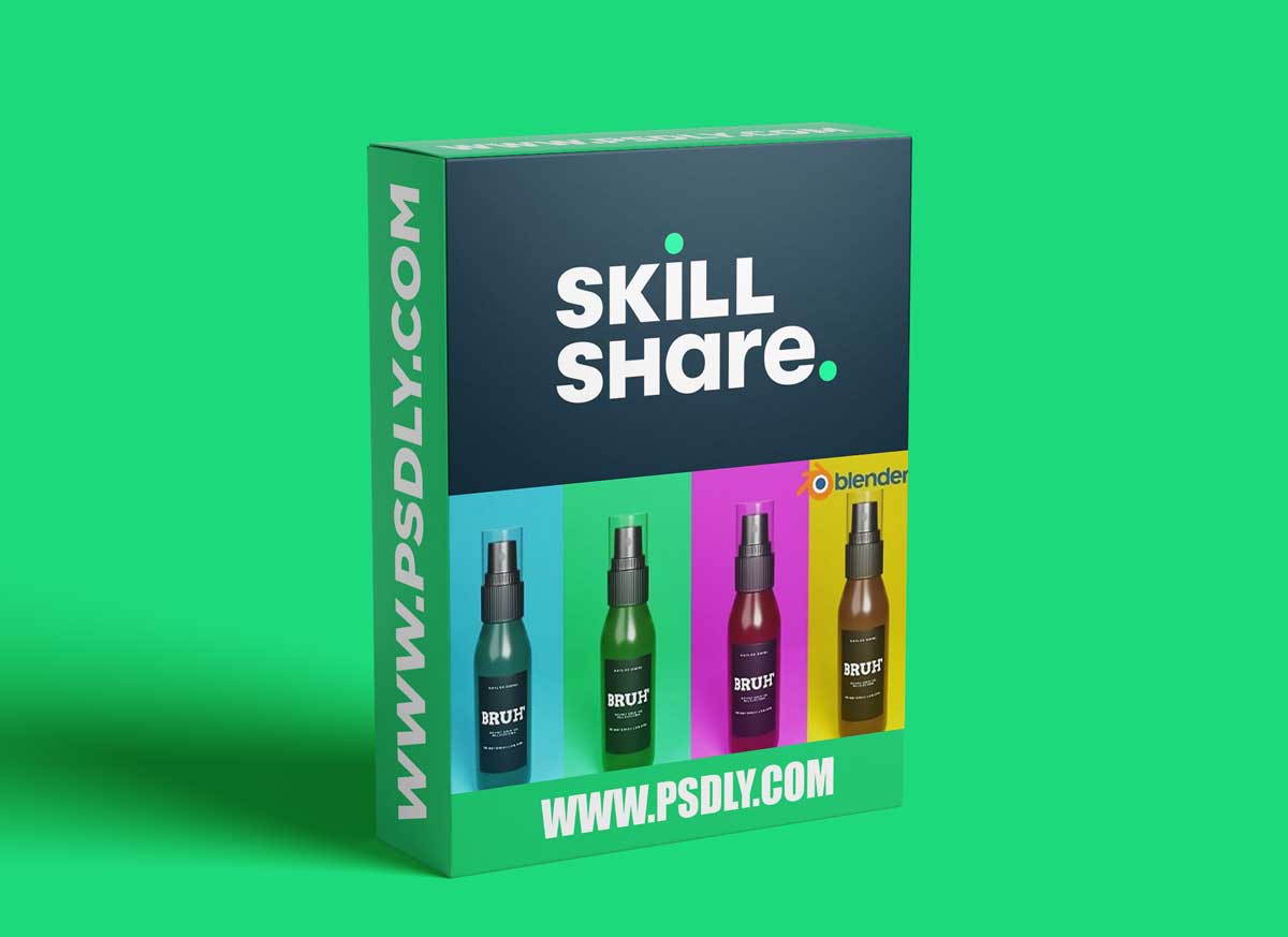 Blender 3D: Spray bottle Product Visualization