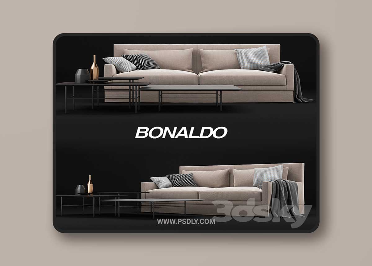 Bonaldo Paraiso and Bonaldo Fard 3D Model