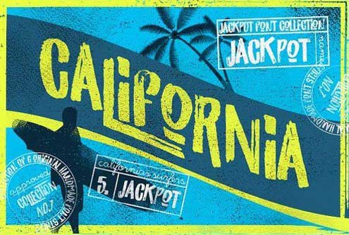 California Jackpot Font