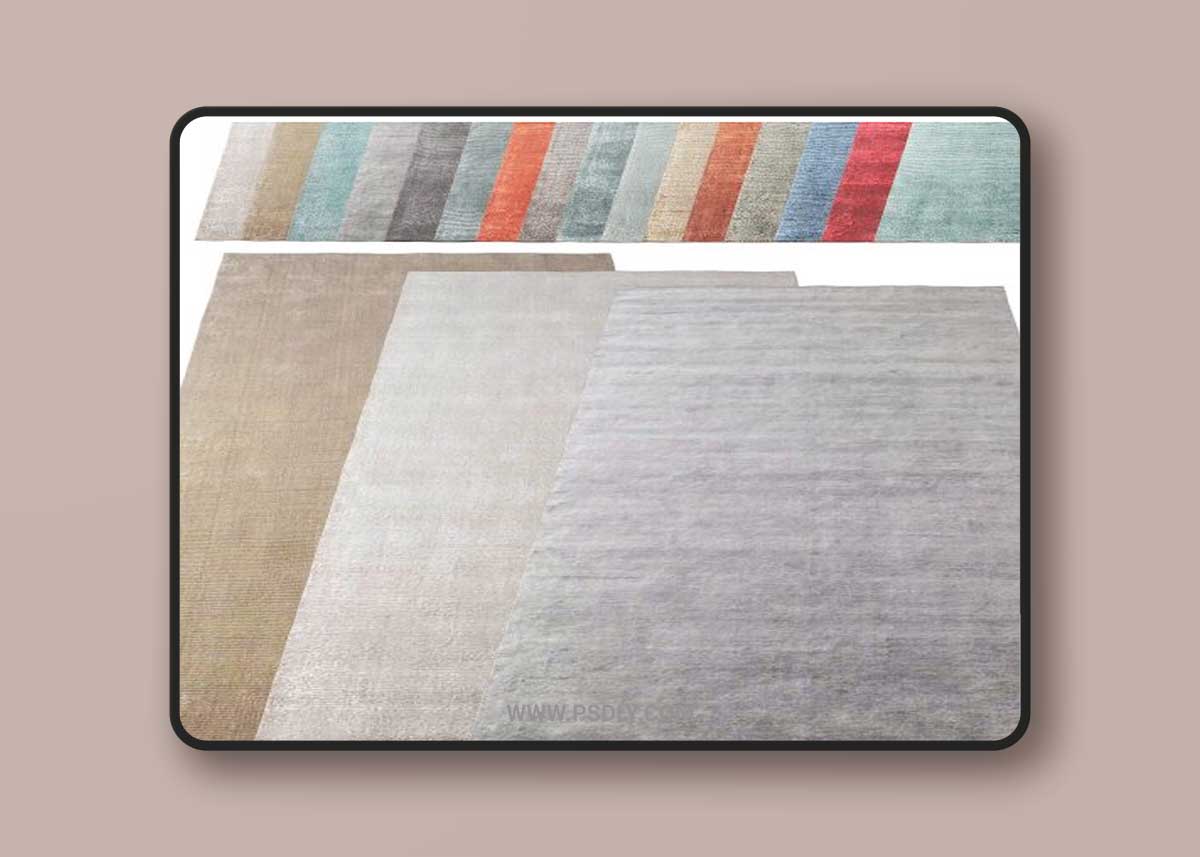 Carpet Jaipur (Konstrukt) 1500h2400 (16 colors) 3D model of carpet J